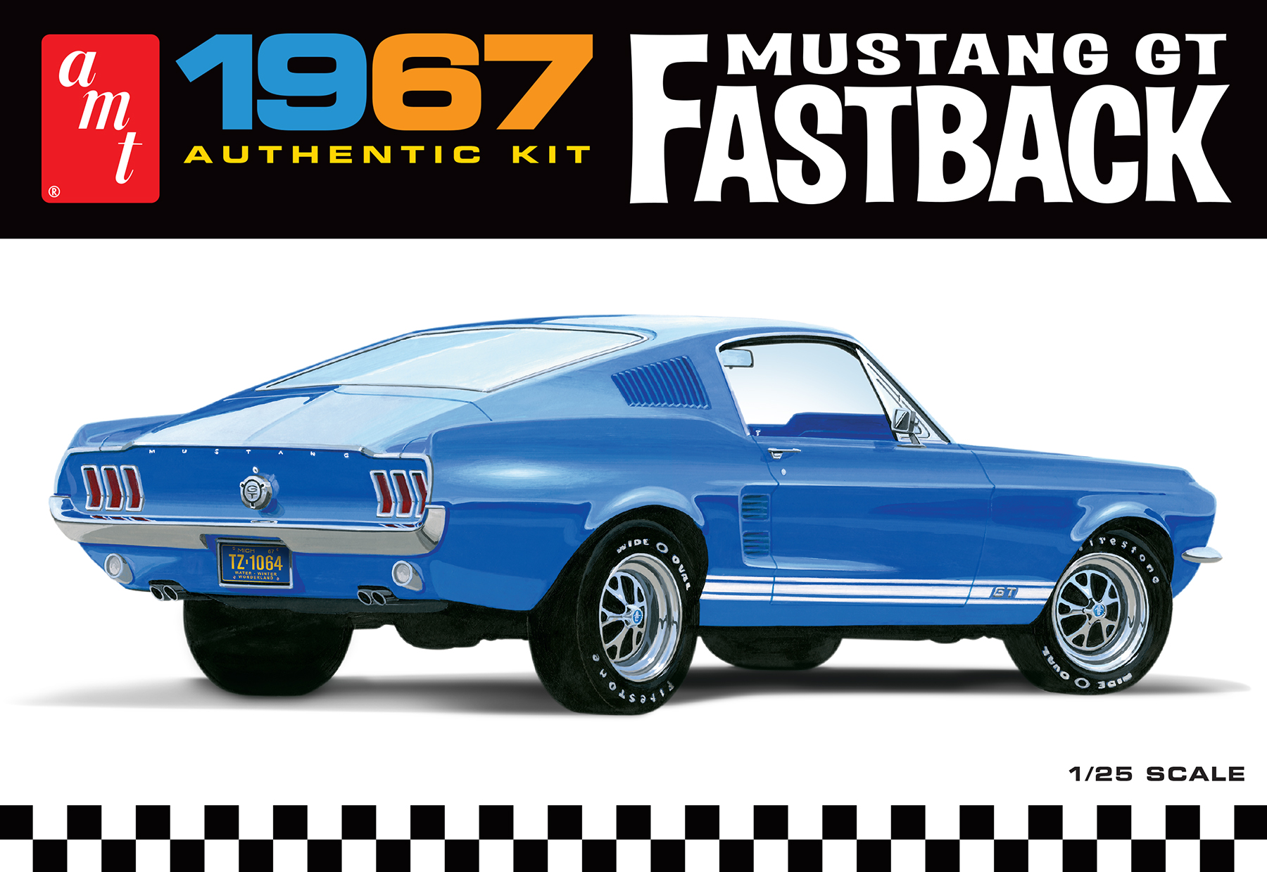 1:25 Ford Mustang GT Fastback 1967