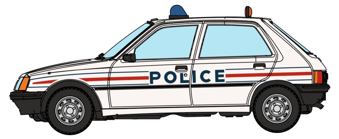 1:87 Peugeot 205 POLICE 1. Version