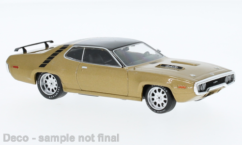 Plymouth GTX Runner`1971gold metallic 1:43