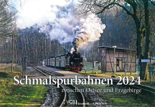 Kalender Schmalspurbahnen2024 zwischen Ostsee und Erzgebirge