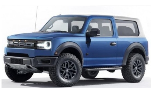 Ford Bronco Badlands ´21 1:24 Blau