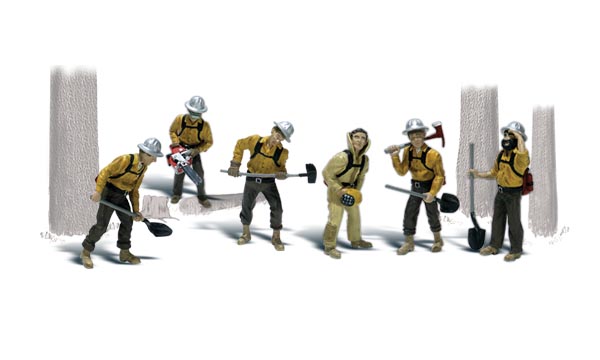HO Smoke Jumpers - Figuren Feuerwehrmänner