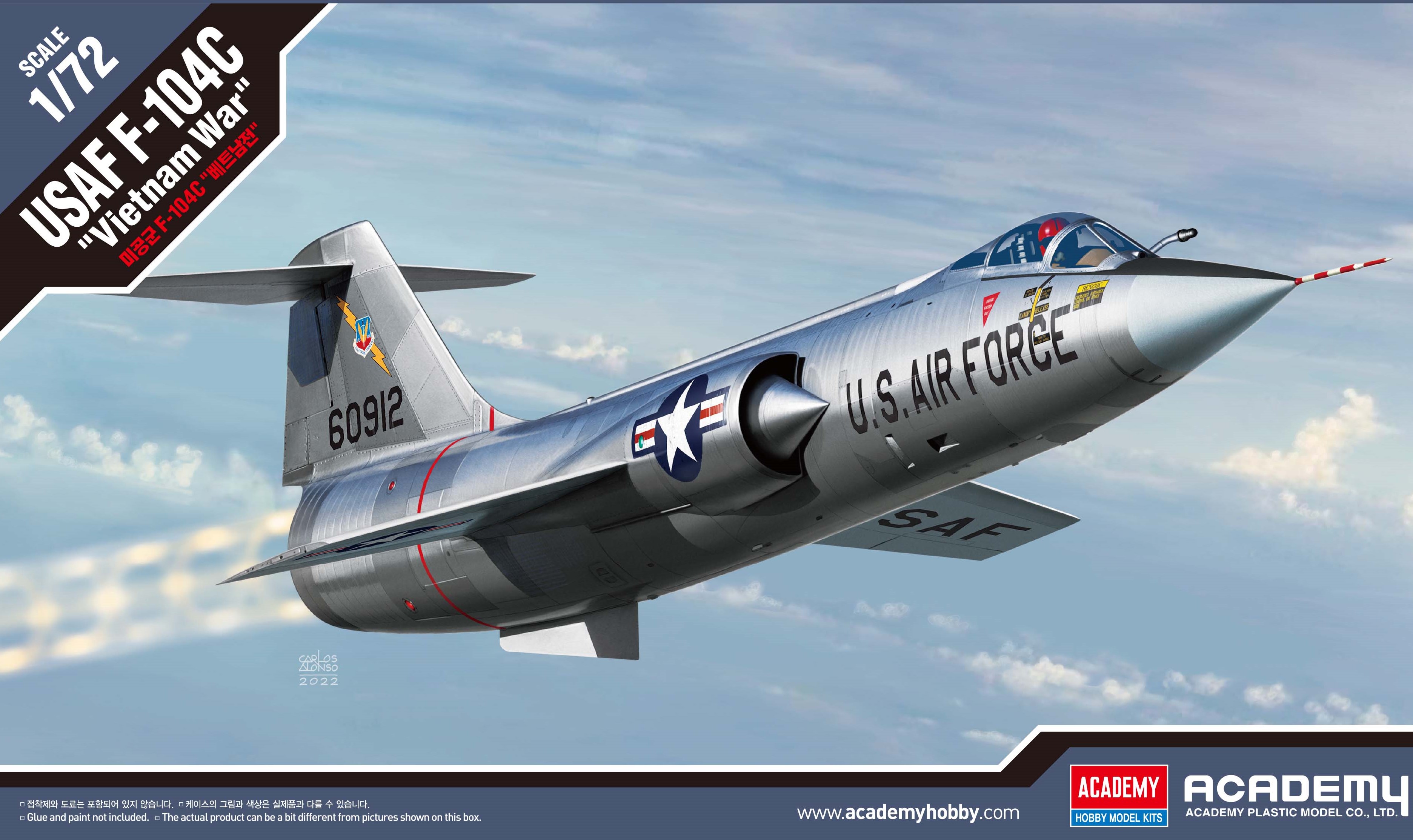1:72 USAF F-104C Vietnam War 