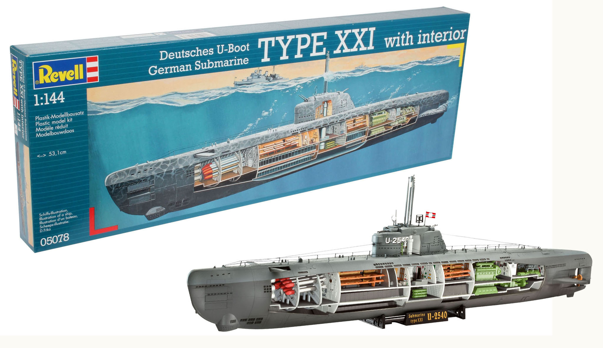 1:144 Unterseeboot Typ XXI 