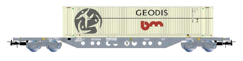Containertragwagen Ep.V "GEODIS"