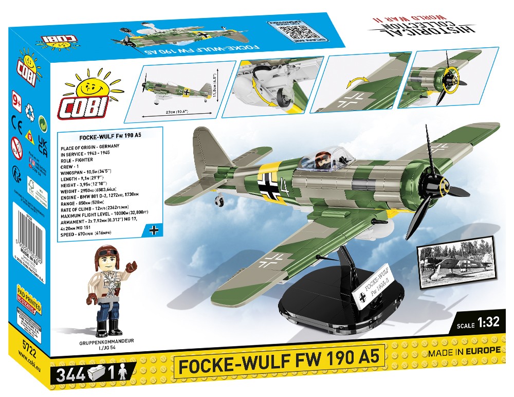 WWII Focke Wulf 190 A5 344 Teile