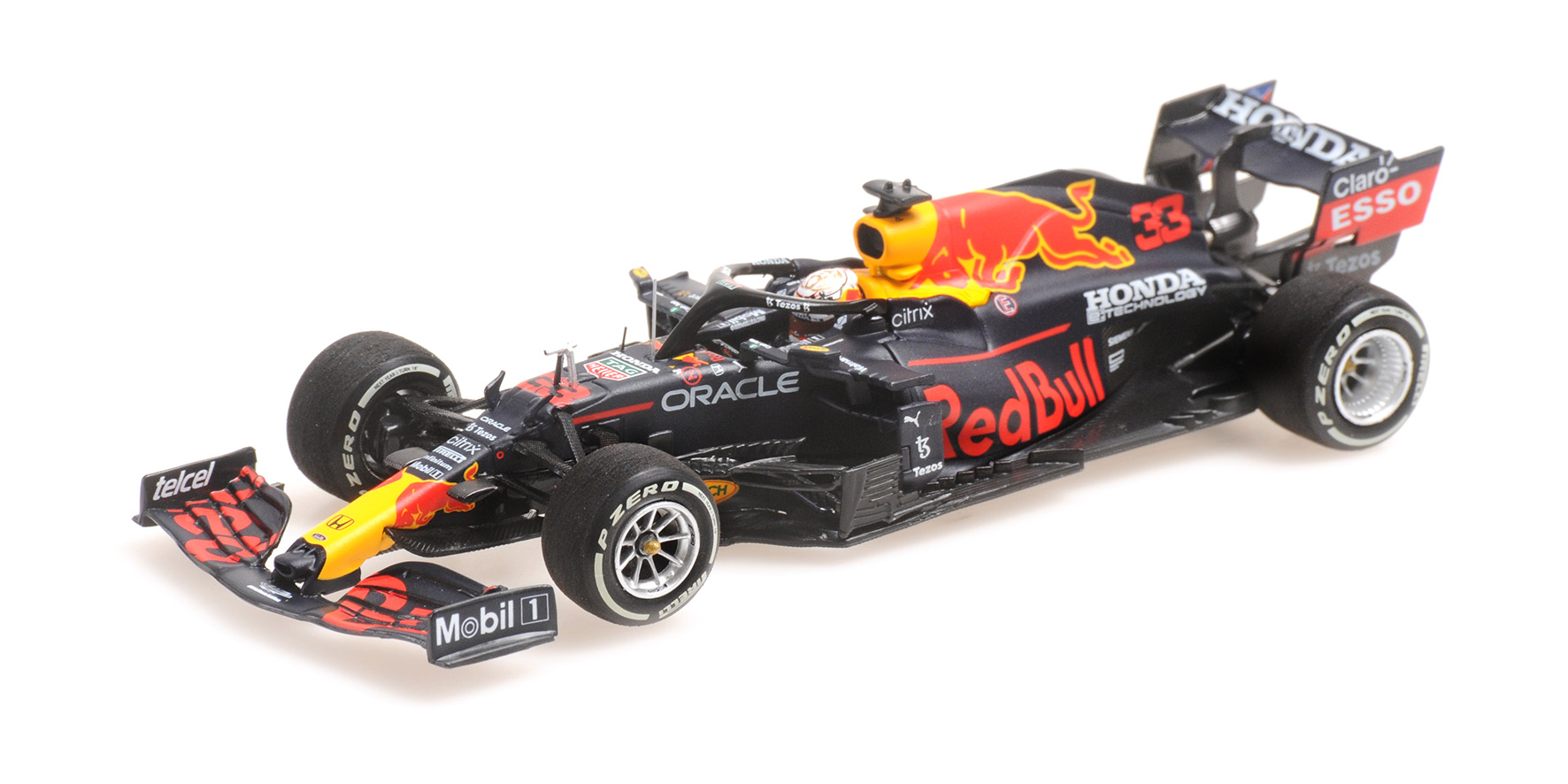 Red Bull F1 Max Verstappen 21 Gewinner Abu Dhabi GP 2021 Weltmeister 1:43