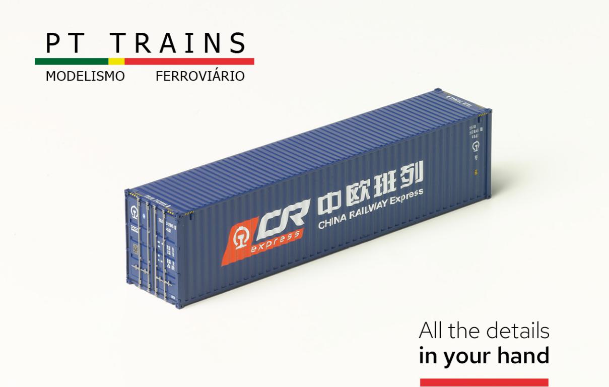1:87 40´ HC Container CR Expr "Silk Road", China Railway Express, Behälternummer TBJU 742845 0