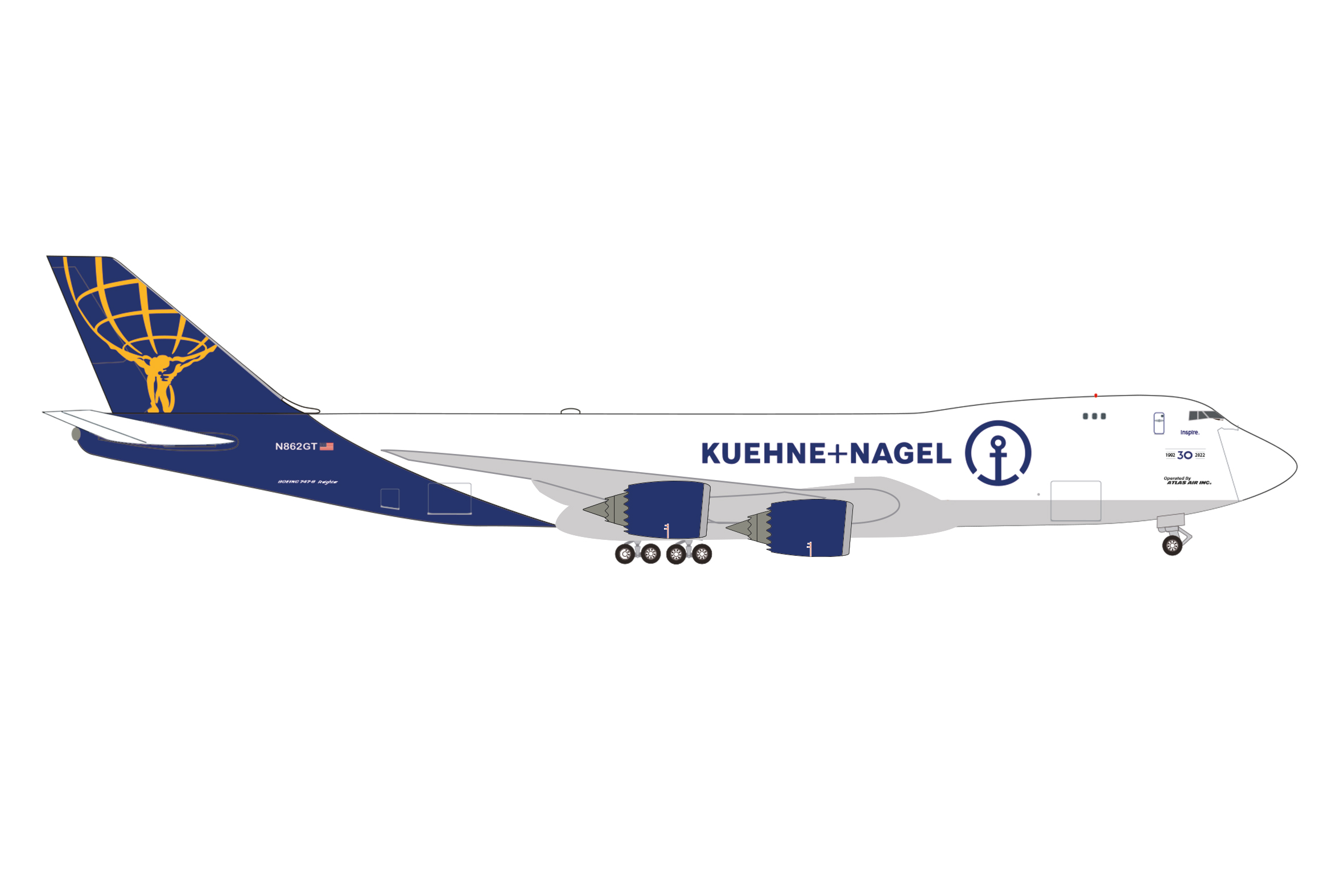 B747-8F Kuehne+Nagel 