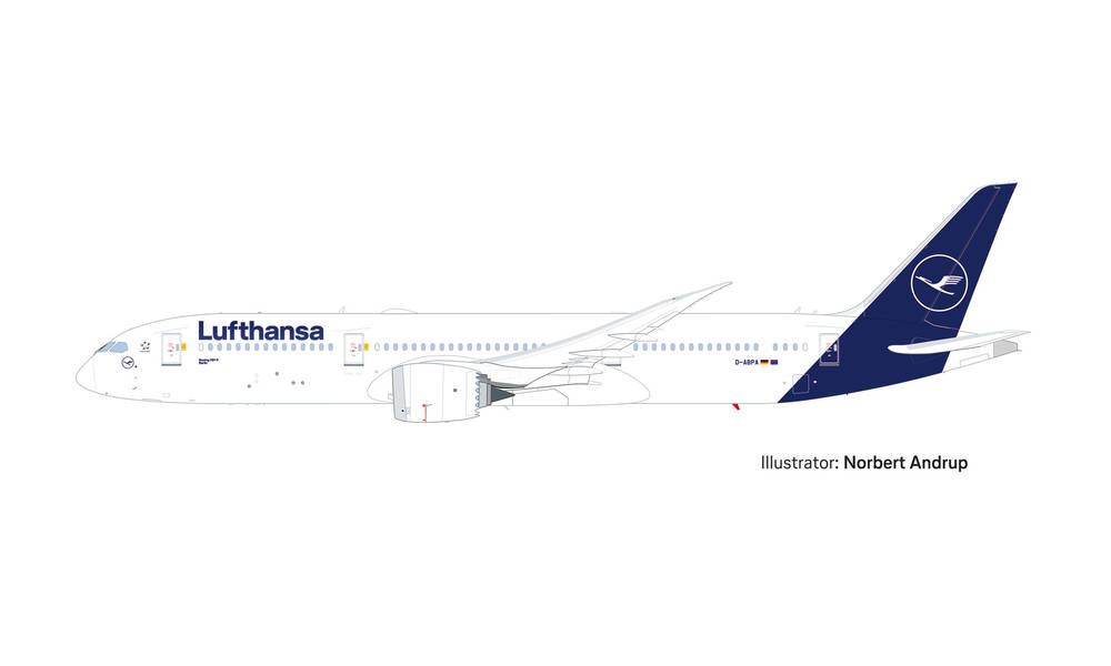 Snap-Fit Boeing 787 Lufthansa 