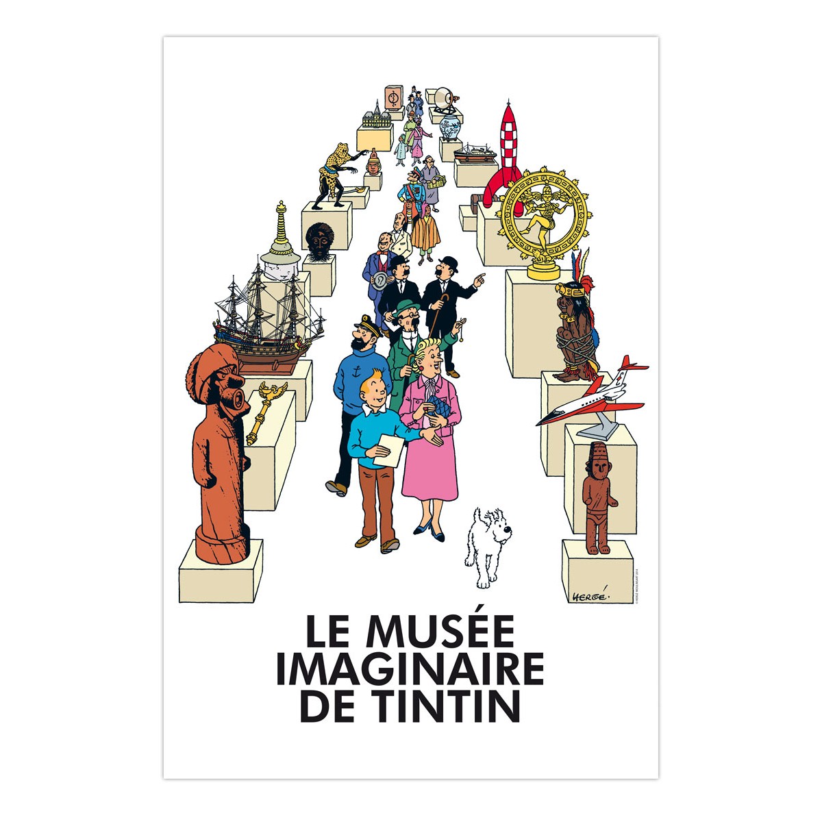 Tim und Struppi Museumsführer Serie Le Musée Imaginaire de TinTin