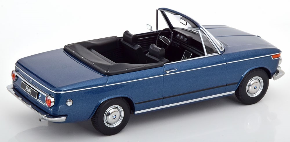 BMW 1600-2 Cabrio 1968 blau 1:18