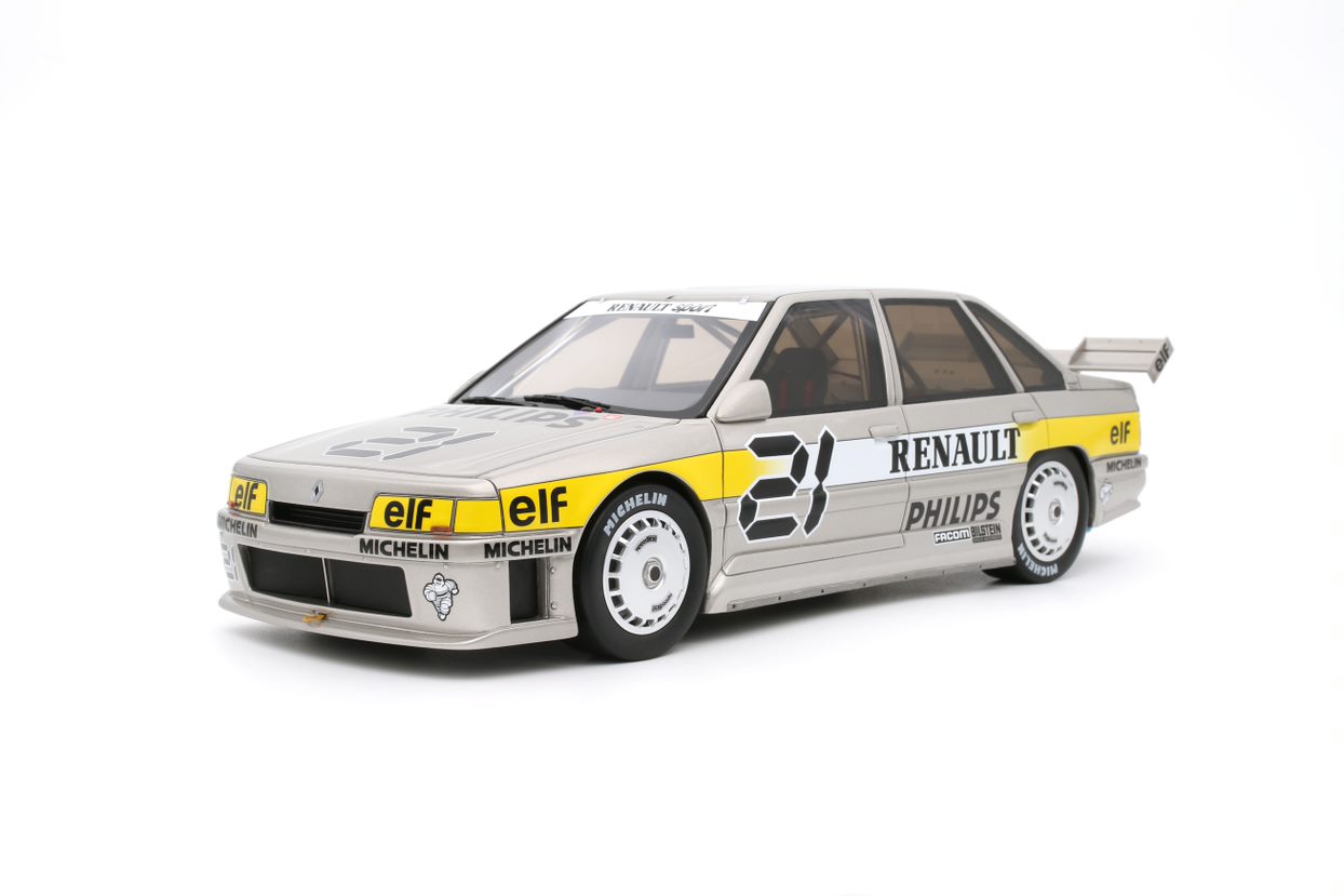 Renault 21 Super Production silber 1988 1:18