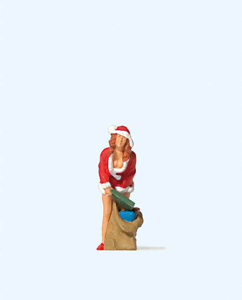 Christmas Girl mit Gabensack 