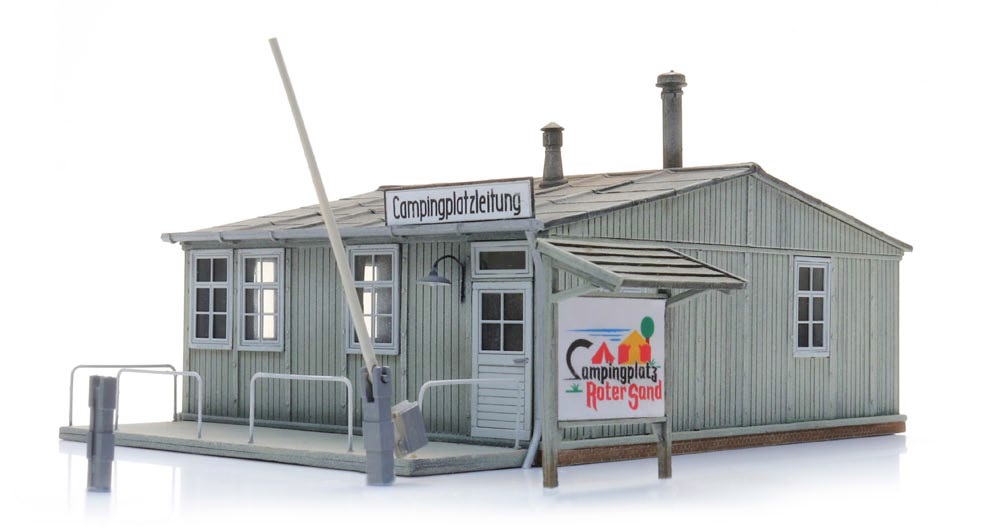Rezeption und Café Campingplatz Bausatz