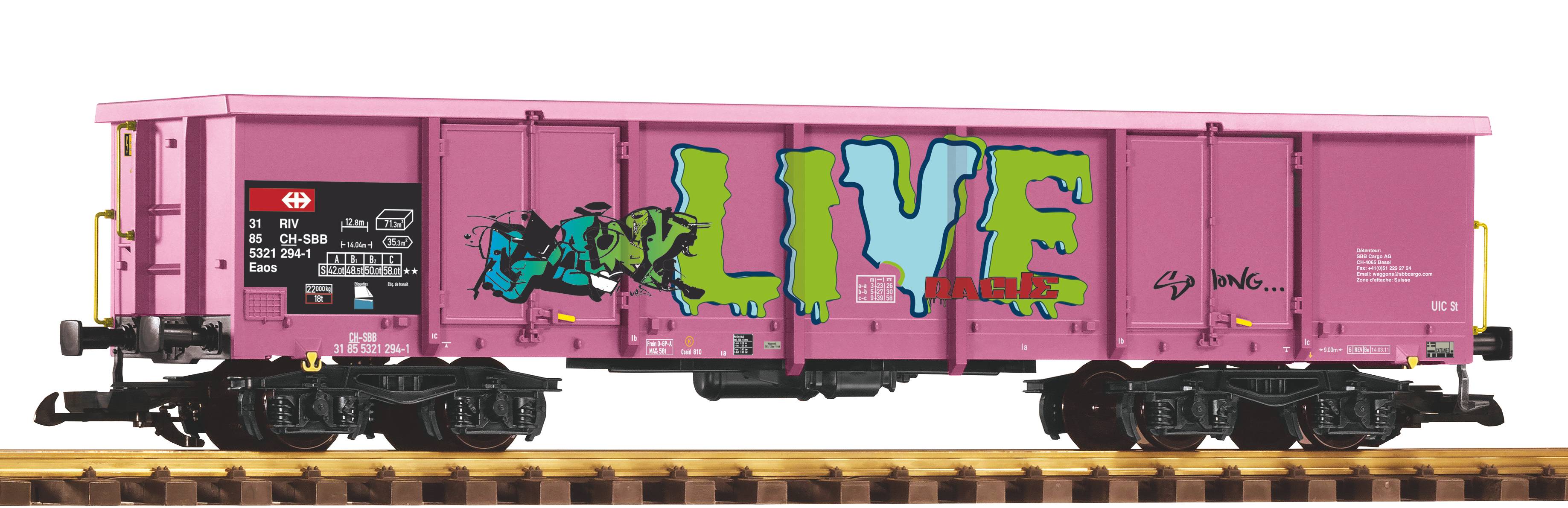SBB offener Güterwagen Eaos Ep.V mit Graffiti