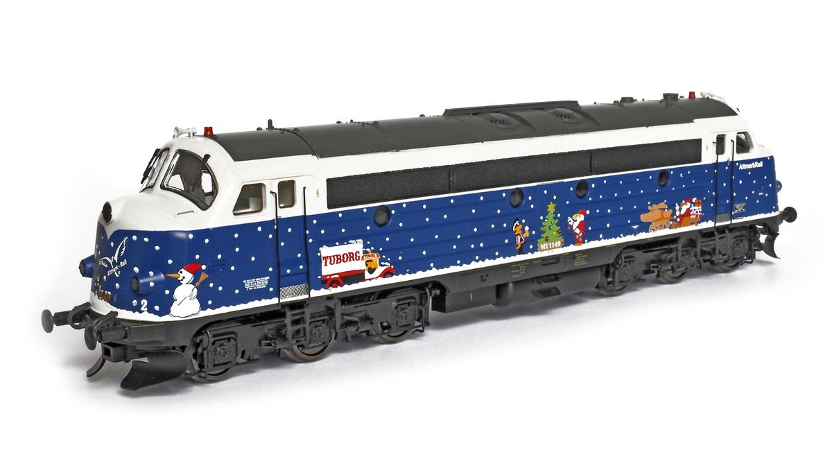 Altmark Rail TMY 1149 DCC mit Sound Weihnachten blau/weiß (Topline)