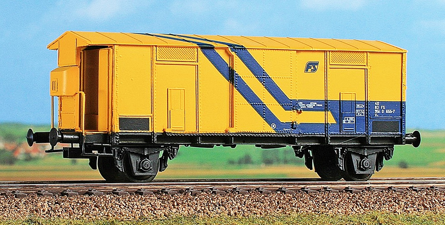 FS gedeckter Güterwagen Ep.IV Bahndienstwagen