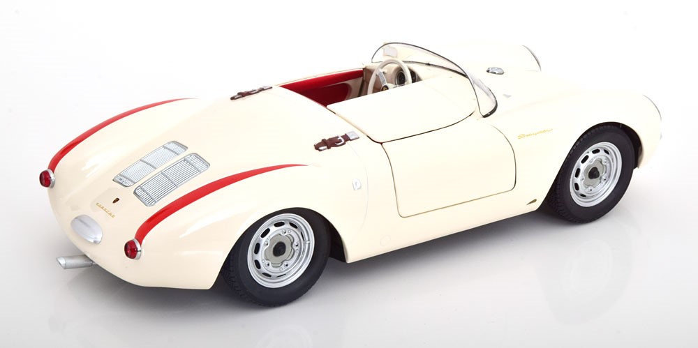 Porsche 356A Spyder 1955 weiß/rot 1:12