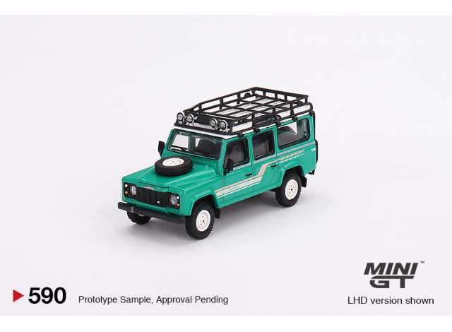 Defender 110 Coutry Wagon trident green 1:64