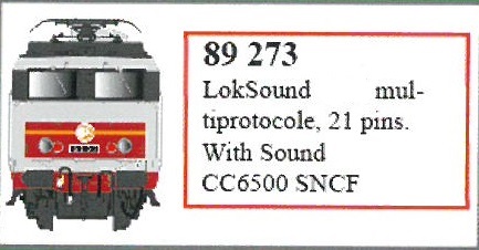 ESU Sound für SNCF CC6500 