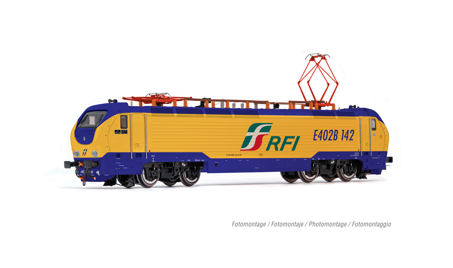 FS E-Lok E.402B Ep.VI DCC Sound "RFI - Rete ferroviaria Italiana"