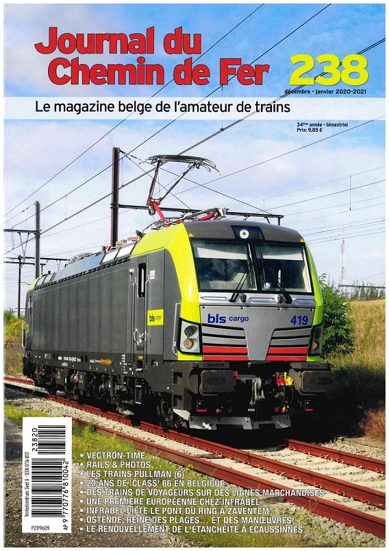 Journal du Chemin de Fer 238 Le magazine belge de l´amateur de trains - französische Ausgabe