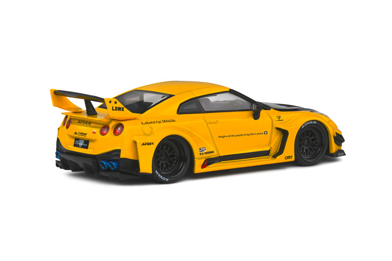 1:43 Nissan GTR35 gelb 