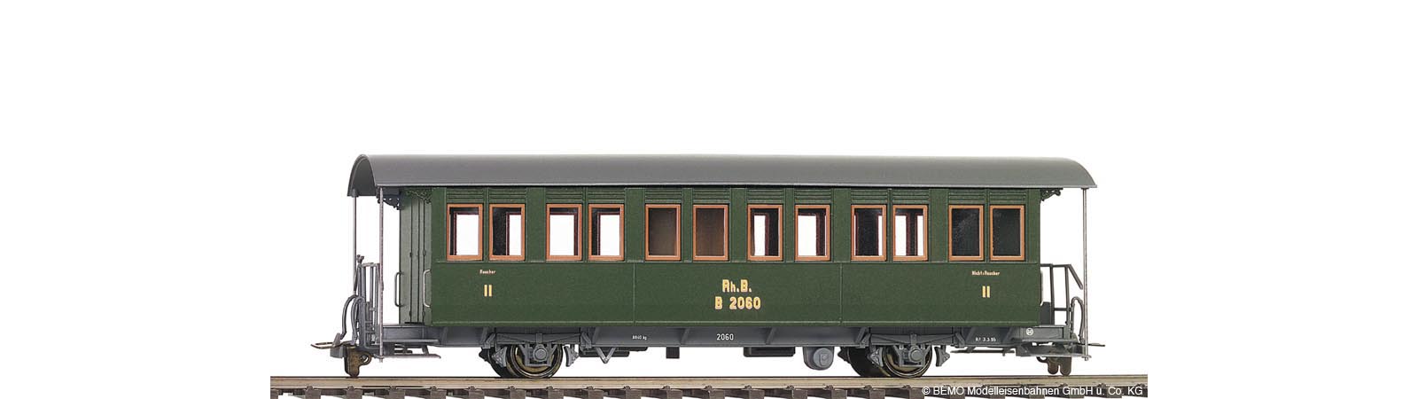 RhB B2060 2-achser historisch Dampfzug