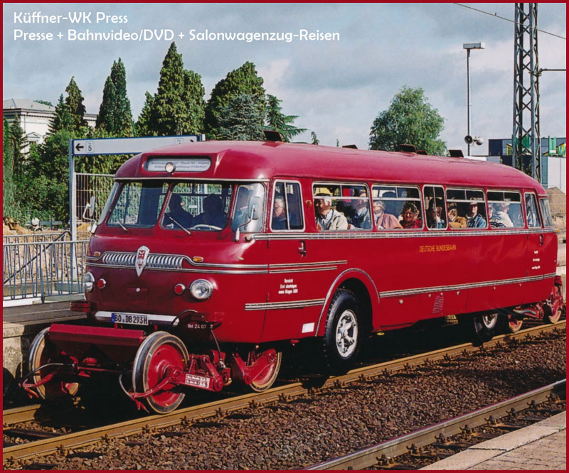 DVD Schienen-Straßenbus BS300 auf der Fahrt von Mönchengladbach Hbf ins Schienenfahrzeug-Prüfzentrum Wildenrath