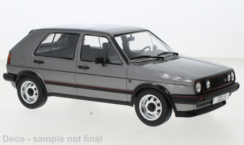 VW Golf II GTi`1984 d.grau dunkelgrau metallic 5türig 1:18