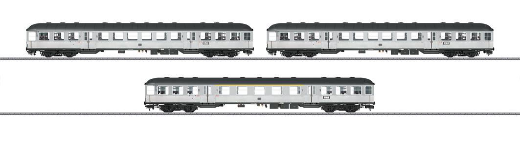 DB Silberling-Set Ep.III 3tlg 2x 2.Klasse, 1x 1/2.Klasse