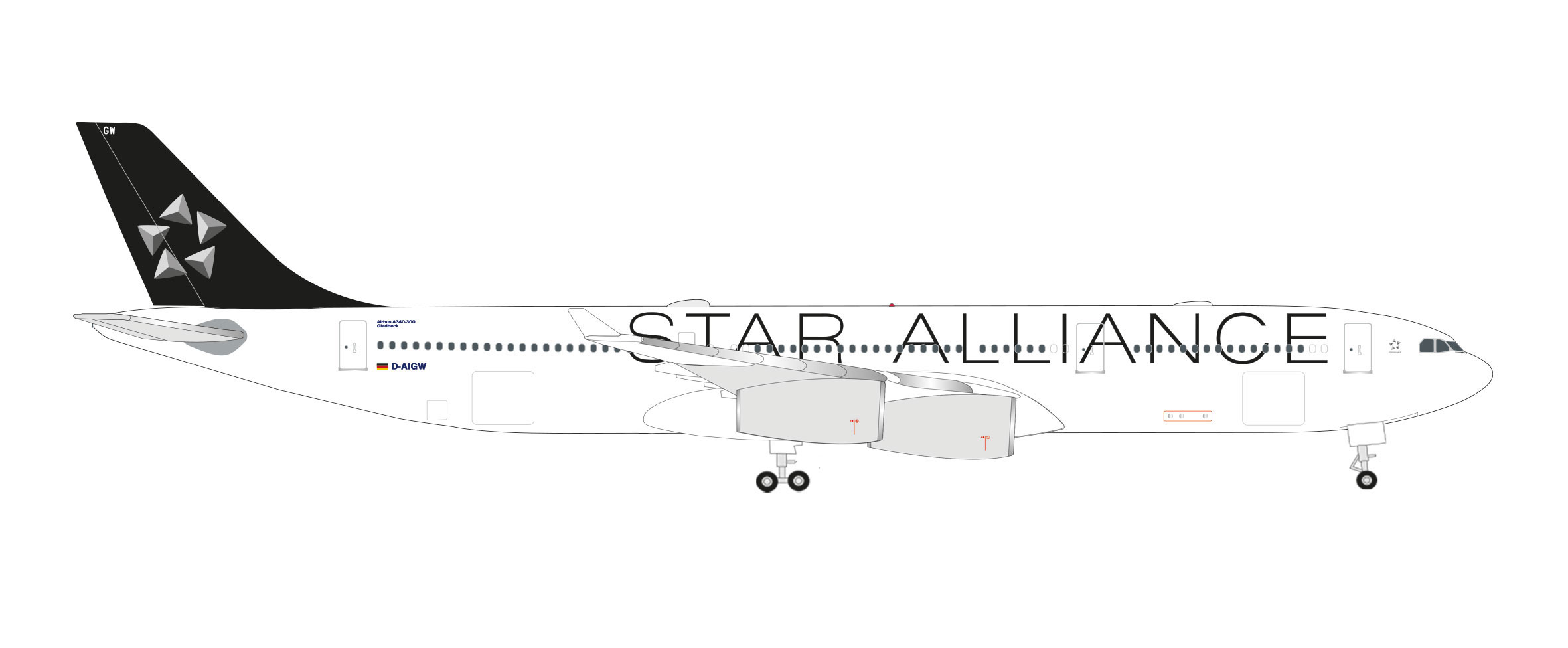 Lufthansa Airbus A340-300 
