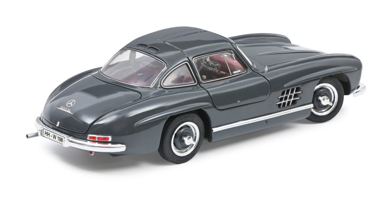 MB 300 SL Flügelt.grau 1:18 Mercedes Benz Flügeltürer grau`1954 Metall mit Plastikteilen limitiert 1000 Stück