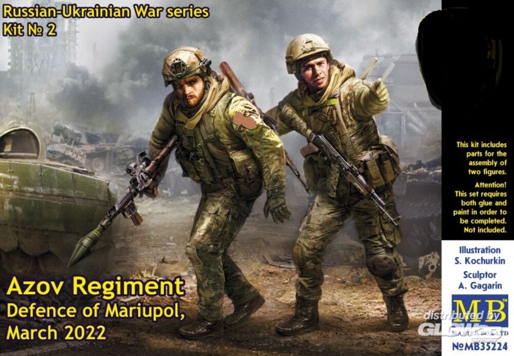 MB 1:35 Figuren Azov Regiment Defence of Mariupol
