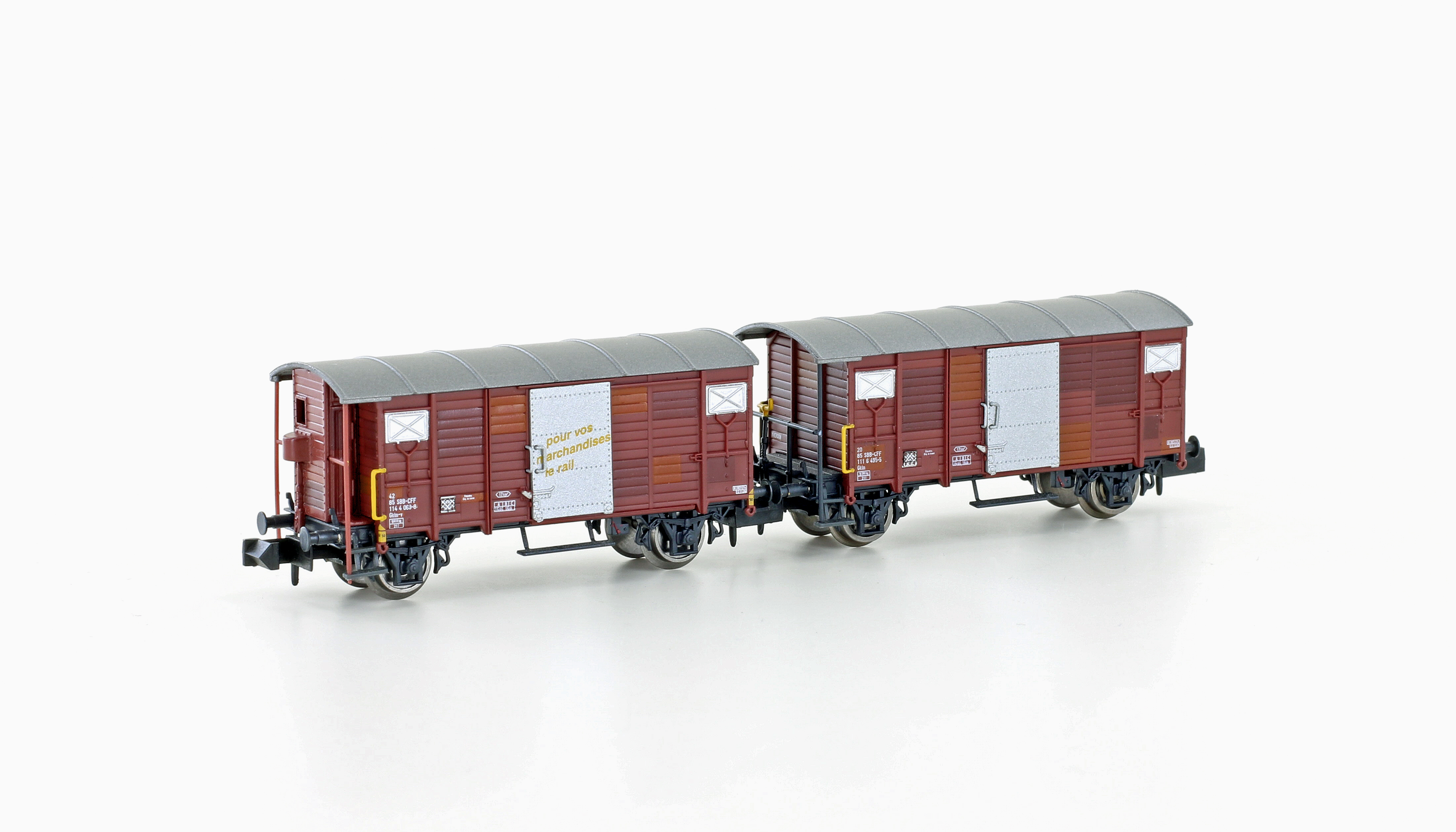 SBB ged.Güterwagenset 2tlg.K2 Ep.IV