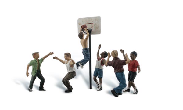 HO Shootin´ Hoops - Figuren Basketball