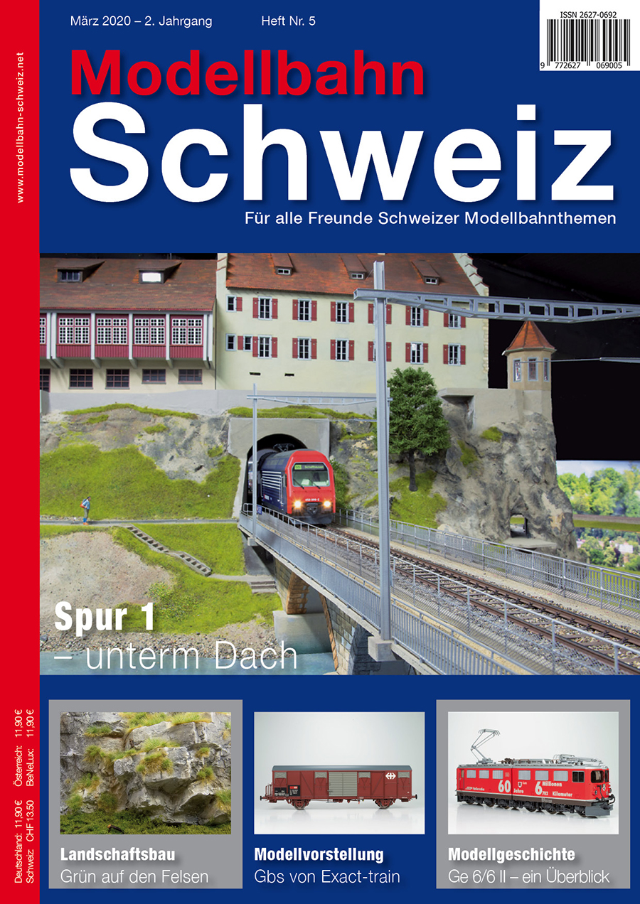 Modellbahn Schweiz # 5 März 2020: Spur I - unterm Dach