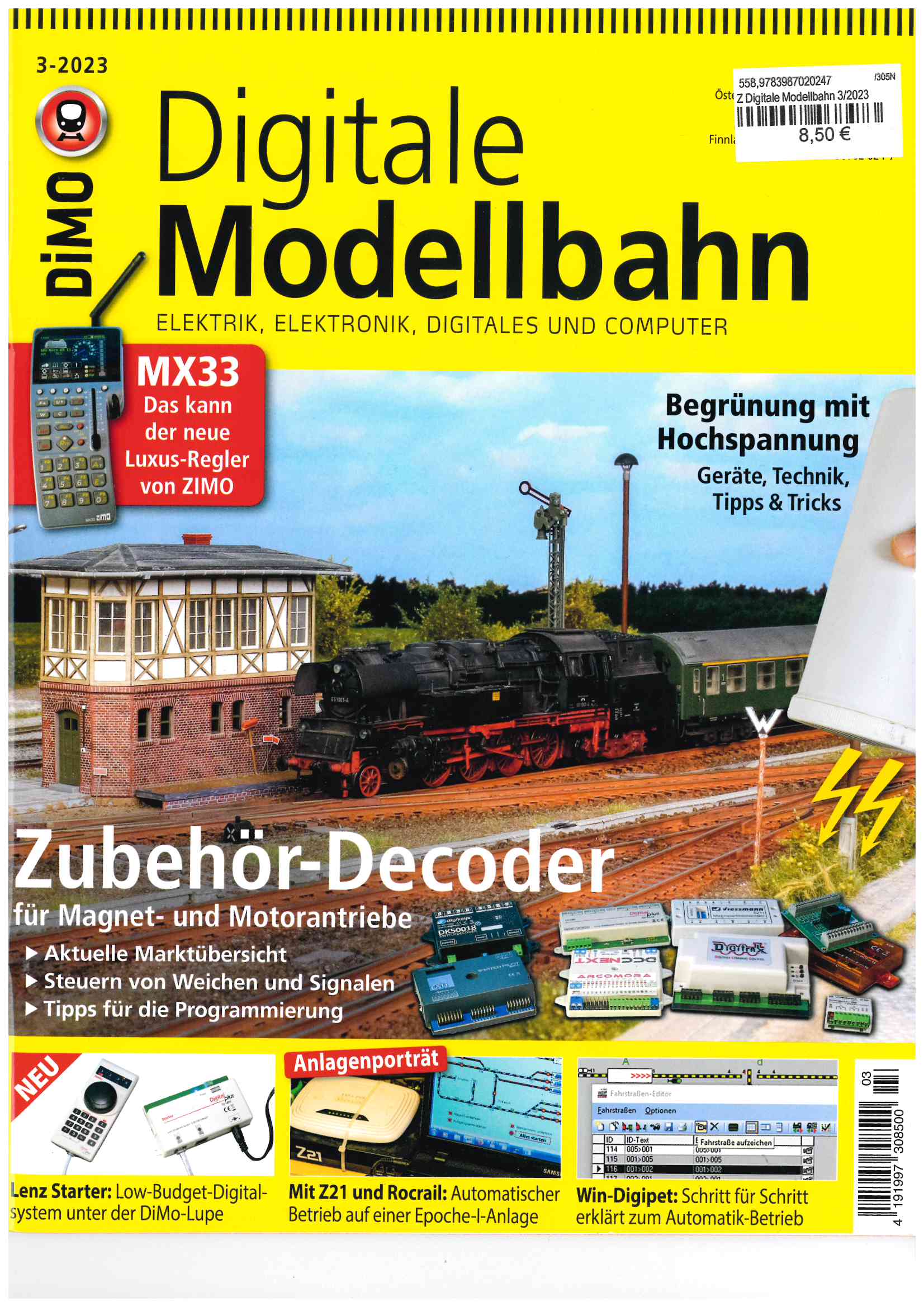 Z Digitale Modellbahn 3/2023 DiMo Zubehör Decoder für Magnet- und Motorantriebe