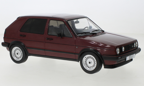 VW Golf II GTi`1984 d.rot dunkelrot metallic 5türig 1:18