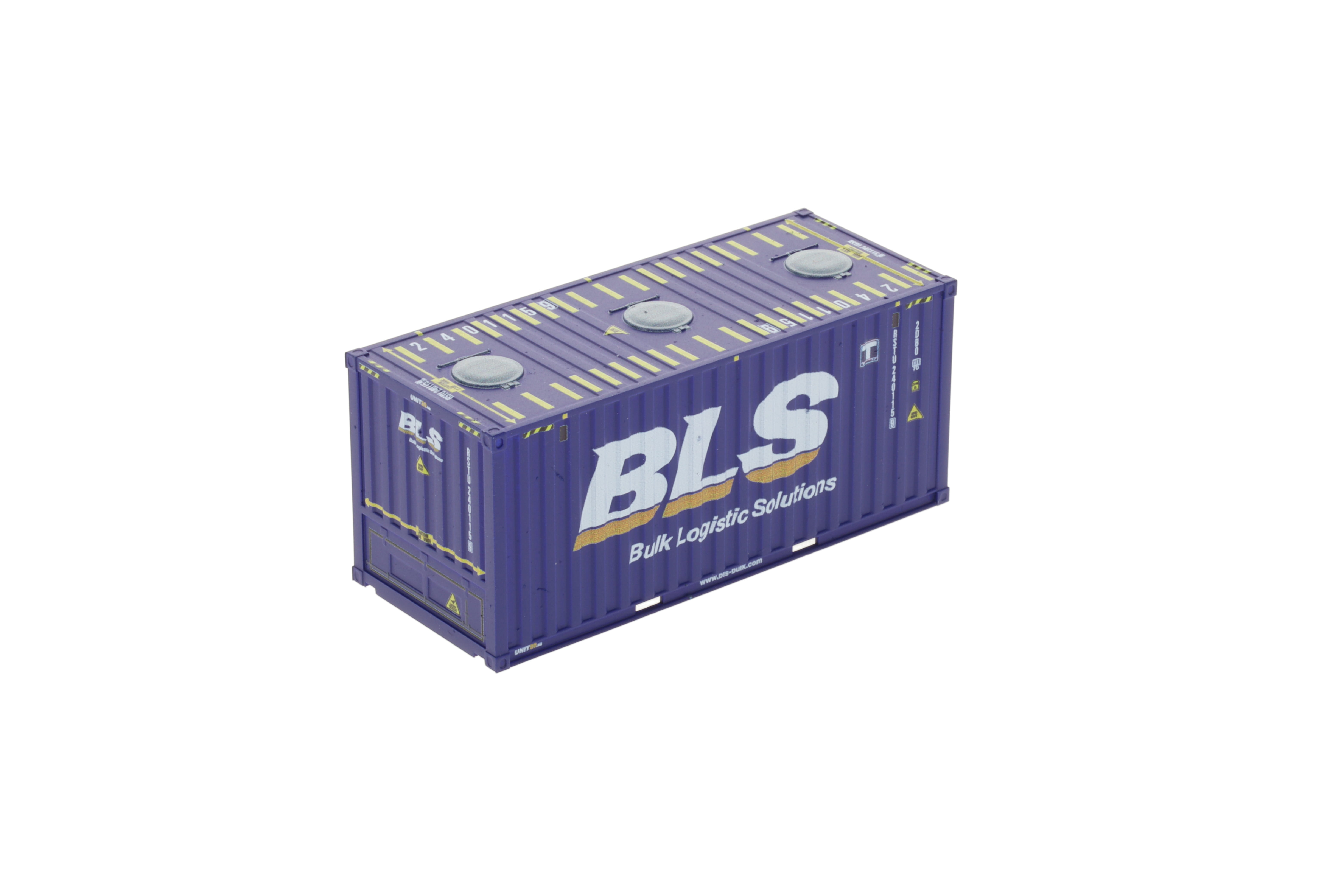 1:87 20´BulkContainer BLS Spundwand-Bulkcontainer, "Bulk Logistic Solutions", Behälternummer: RSTU 240115