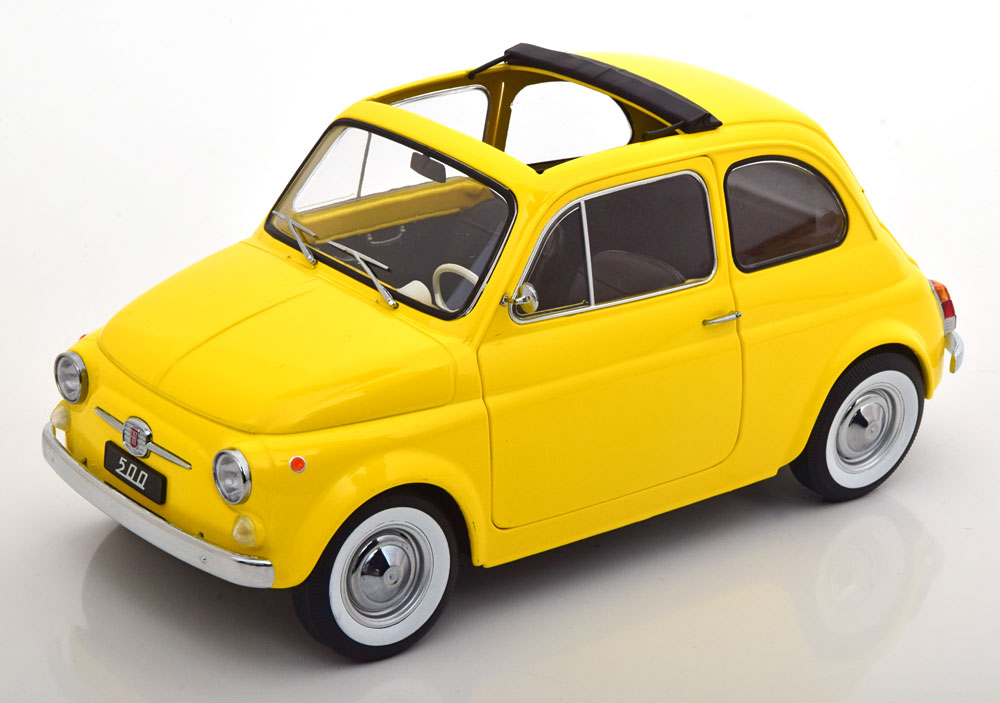 Fiat 500 gelb 1:12 
