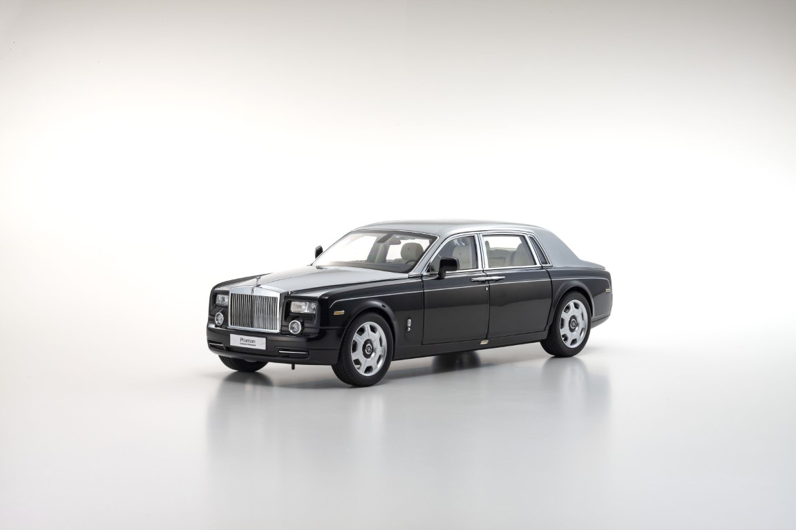 Rolls Royce Phantom schwarz /silber 1:18