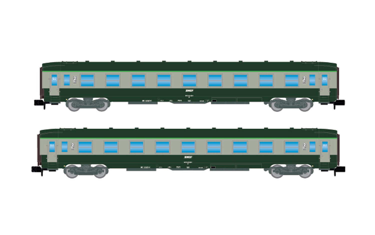SNCF Personenwagenset 2tlg. DEV Ep.IV