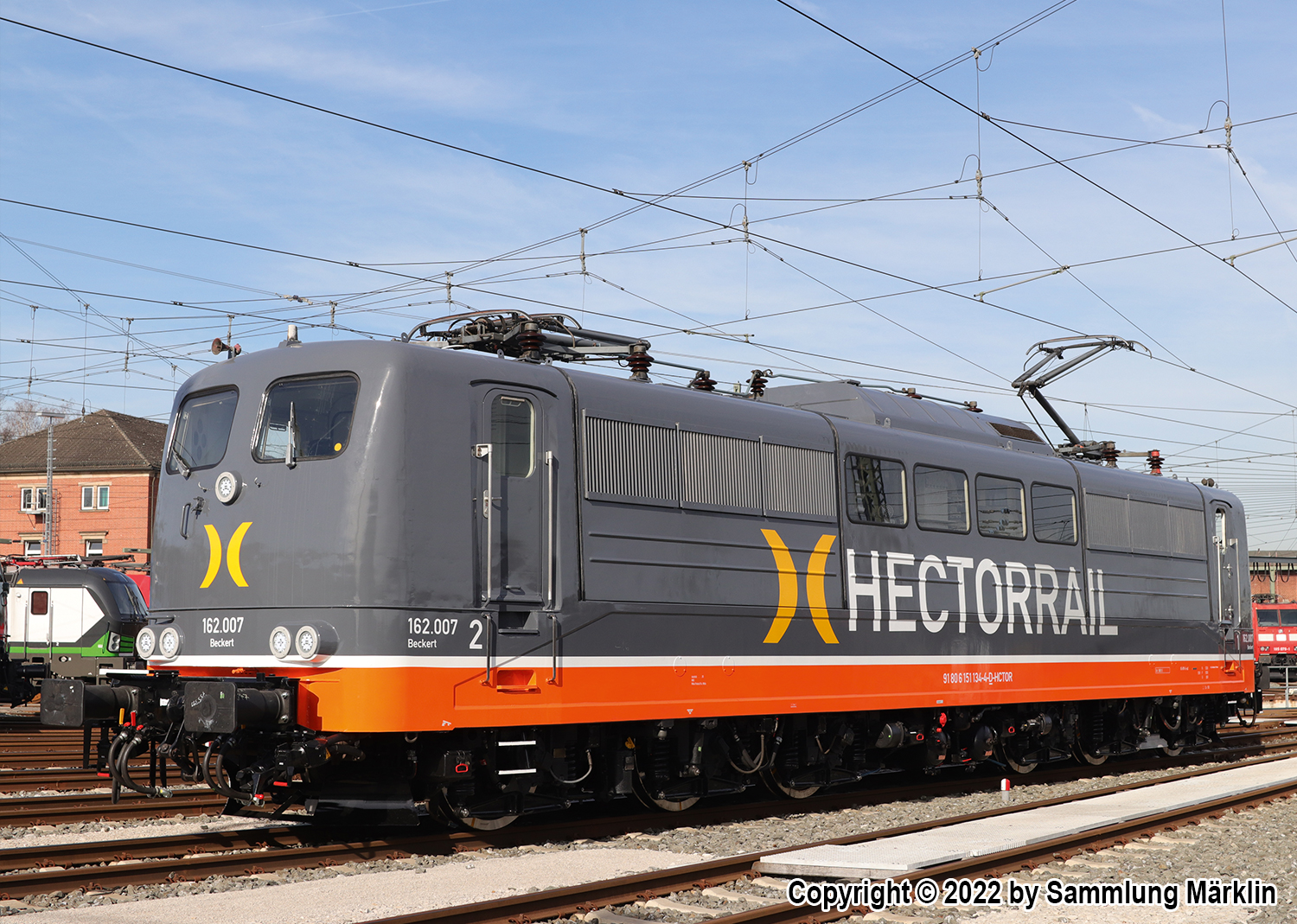 Hectorrail E-Lok BR151 Ep.VI mit Sound Telexkupplung und steuerbaren Pantographen