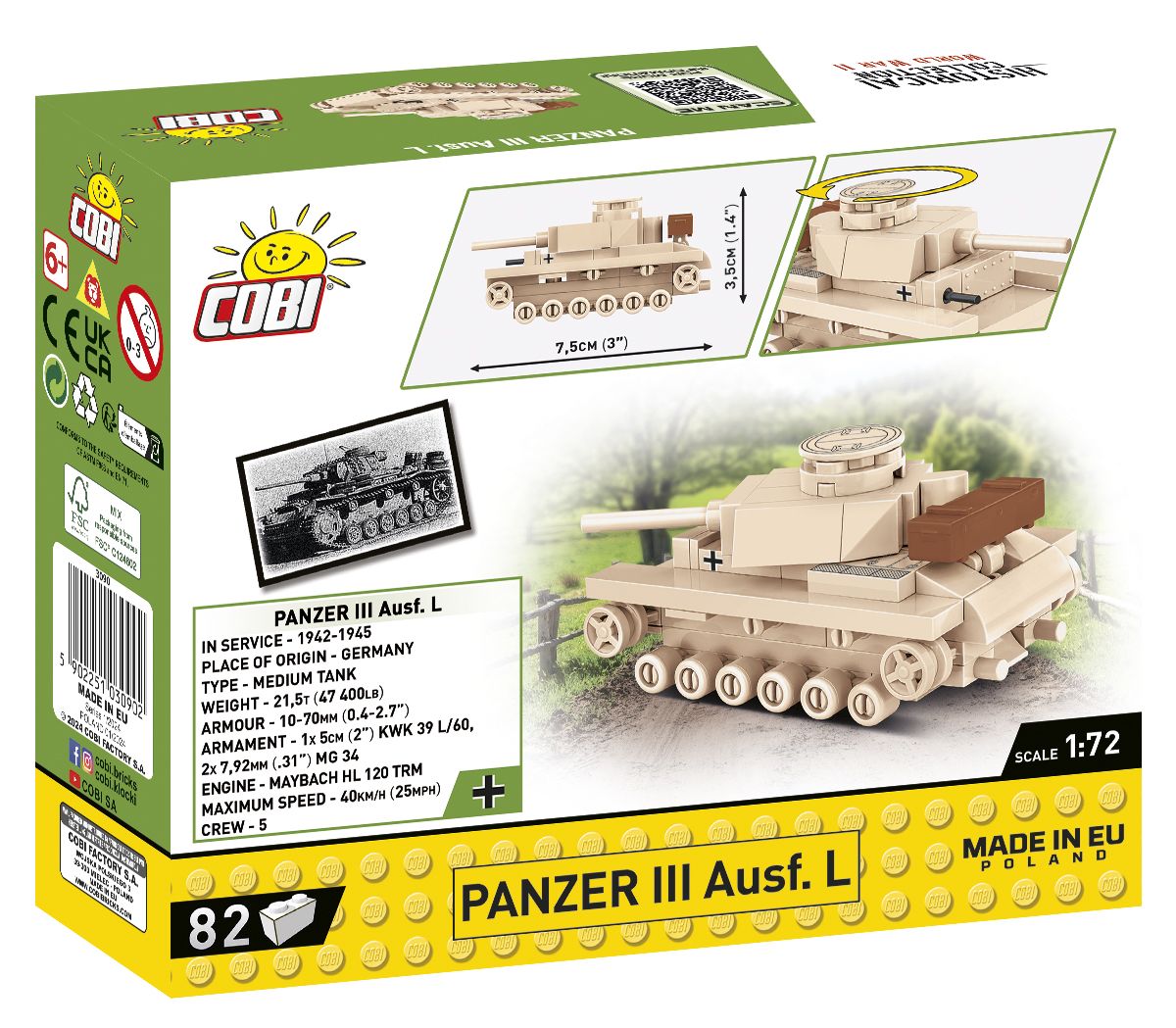 1:72 Deutscher Panzer III L 