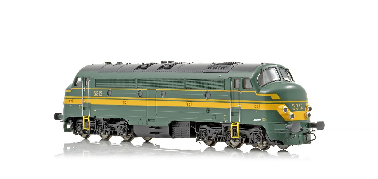 SNCB 5312 grün/gelb DCC Soun Topline