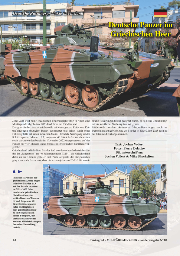 Militärfahrzeug Nr. 87 Zeitschrift