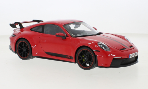 Porsche 911 GT3´23 1/18 rot mit Streifen