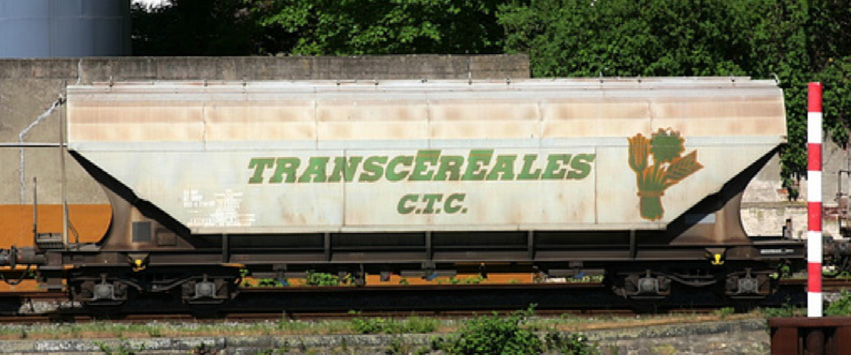 1:32 SNCF GetreideWg grün Transcereales, 4-achsig, Ep5-6,